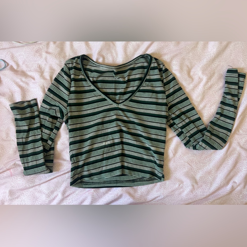 Long Sleeve Striped Top